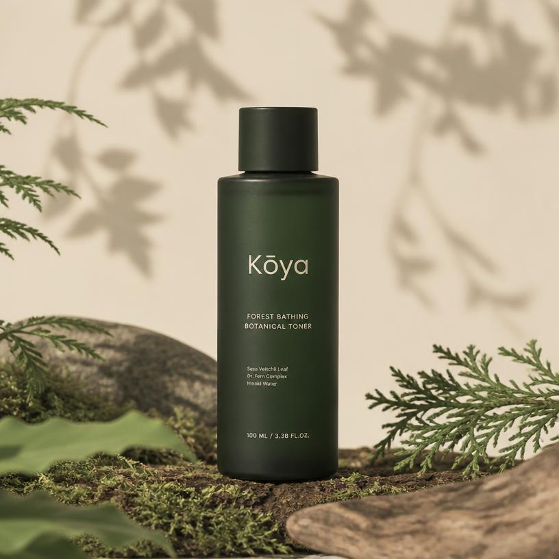 Kōya product packshot — AI-generated brand mockup