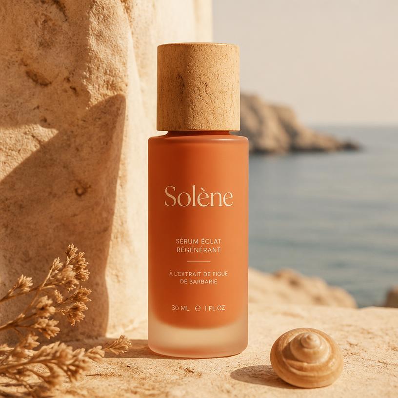 Solène product packshot — AI-generated brand mockup